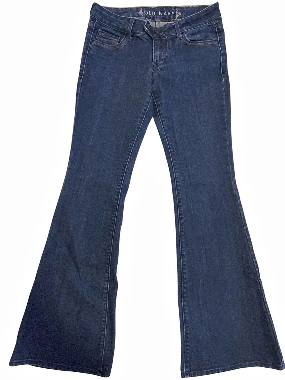 Old Navy Low-Rise Flare Jeans with Flap Pockets Size 0 Blue